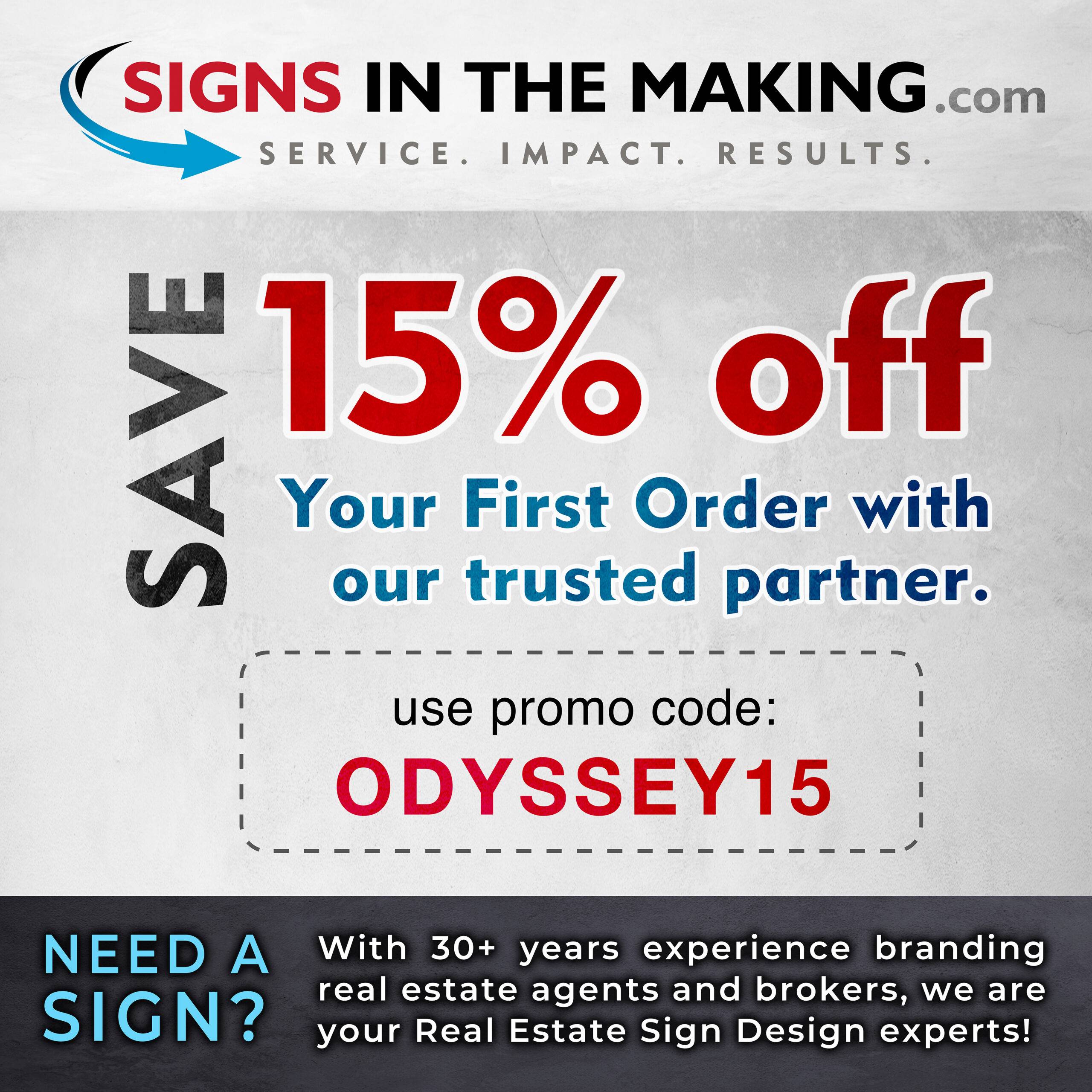 Signs in the making discount