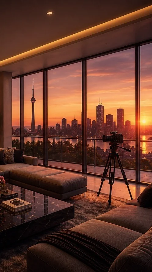 Realtor and property video production setup