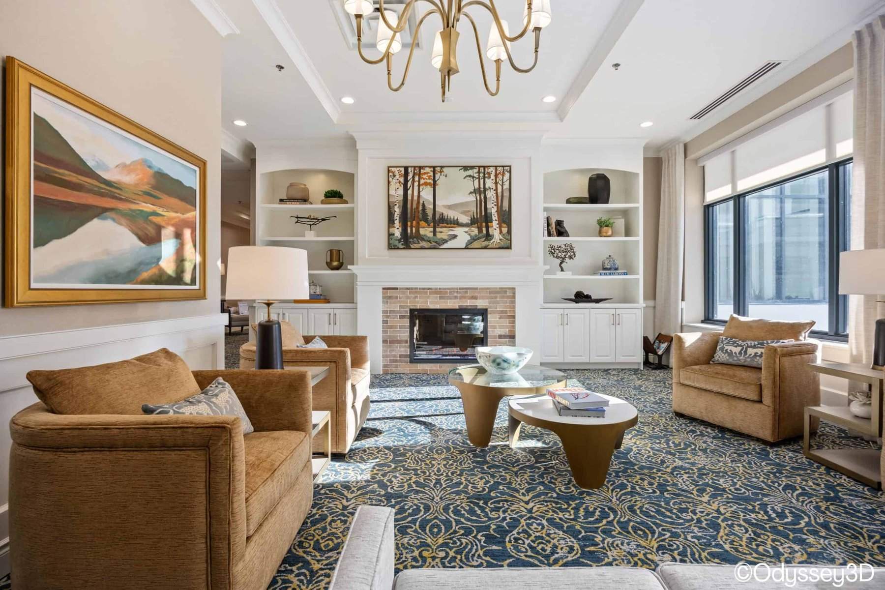 Multi flash real estate photography of a luxury GTA home interior