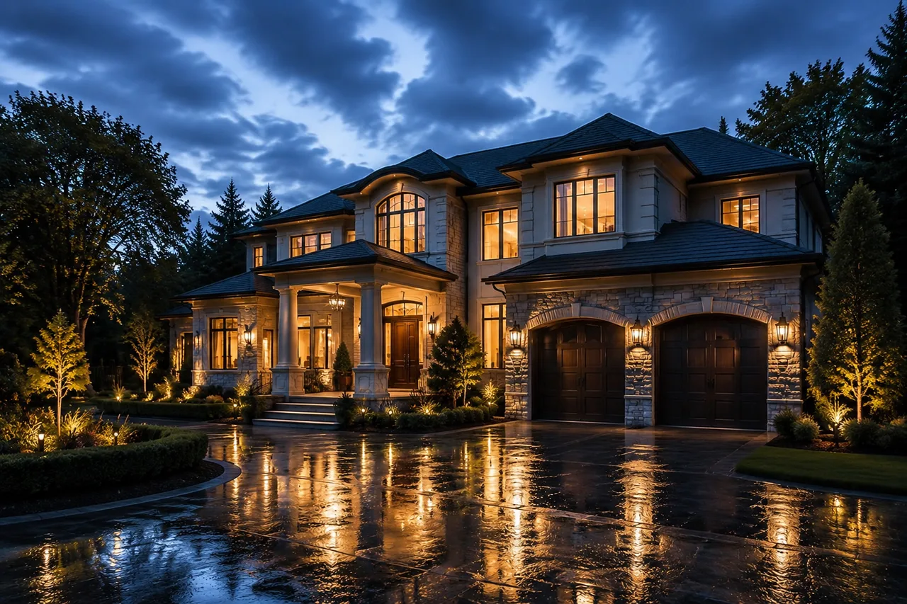 Cinematic walkthrough frame of a Unionville heritage home in Markham